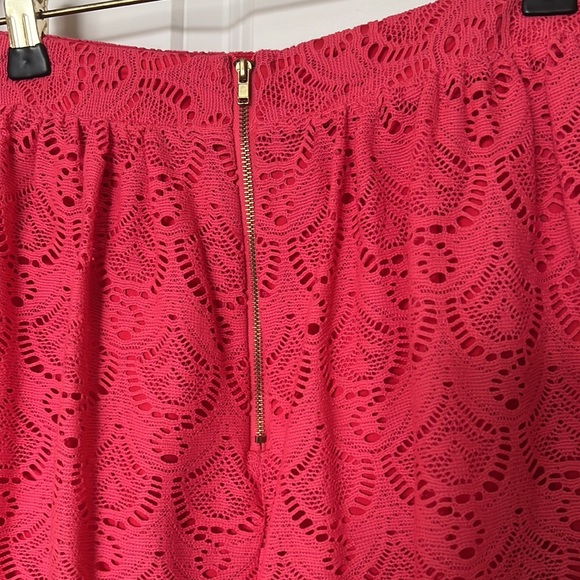 Pink lace Rampage skirt, size 7 - Picture 3 of 4